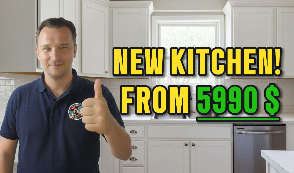new kitchen cabinets in Tampa starting from $5,990 – affordable remodel in Wesley Chapel FL